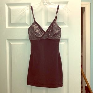 Embrace tank top gray heathered
